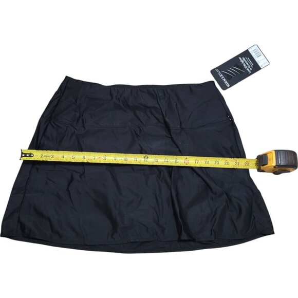 NEW Miraclesuit Tummy‎ Control Black Fit & Flare Flair Swim Skirt Pocket Size 14 - Picture 11 of 13